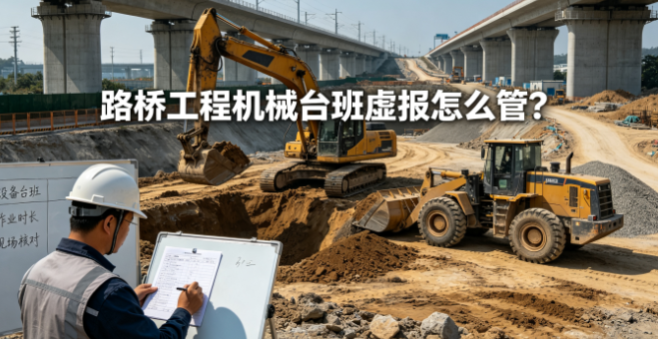 路桥工程机械台班虚报怎么管?