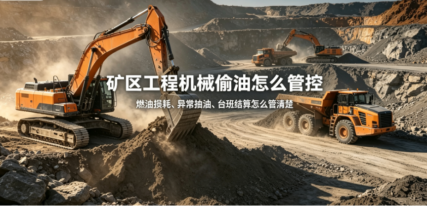 矿区工程机械偷油怎么管控