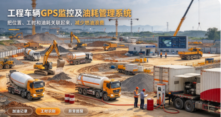工程车辆 GPS 监控及油耗管理系统